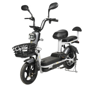 Электроскутер Nova EC-02 серый (без цепи)