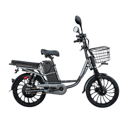 Электровелосипед Smart8 Dacha Lux серый
