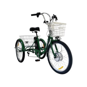 Трёхколёсный электровелосипед Smart8 Farmer зелёный