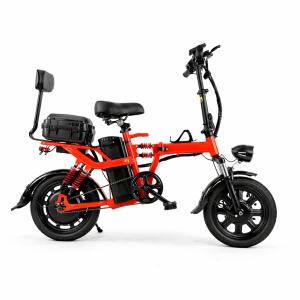 Электровелосипед складной Tsunami Panda красный