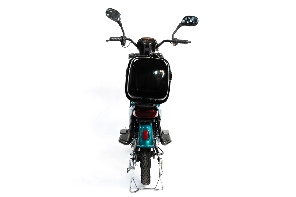  Электроскутер Nova EC-03 зелёный (без цепи)