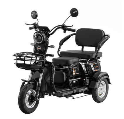 Трицикл электрический AP-H009-24 YAKAMA чёрный