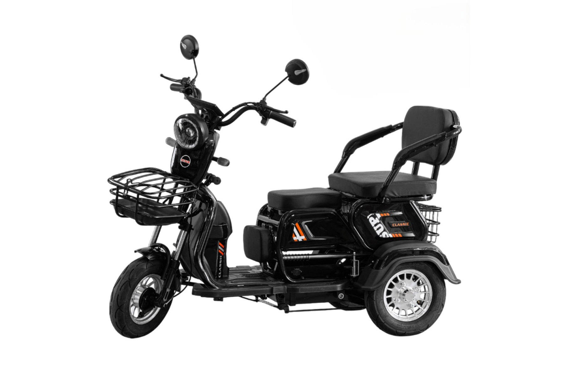Трицикл электрический AP-H009-24 YAKAMA чёрный