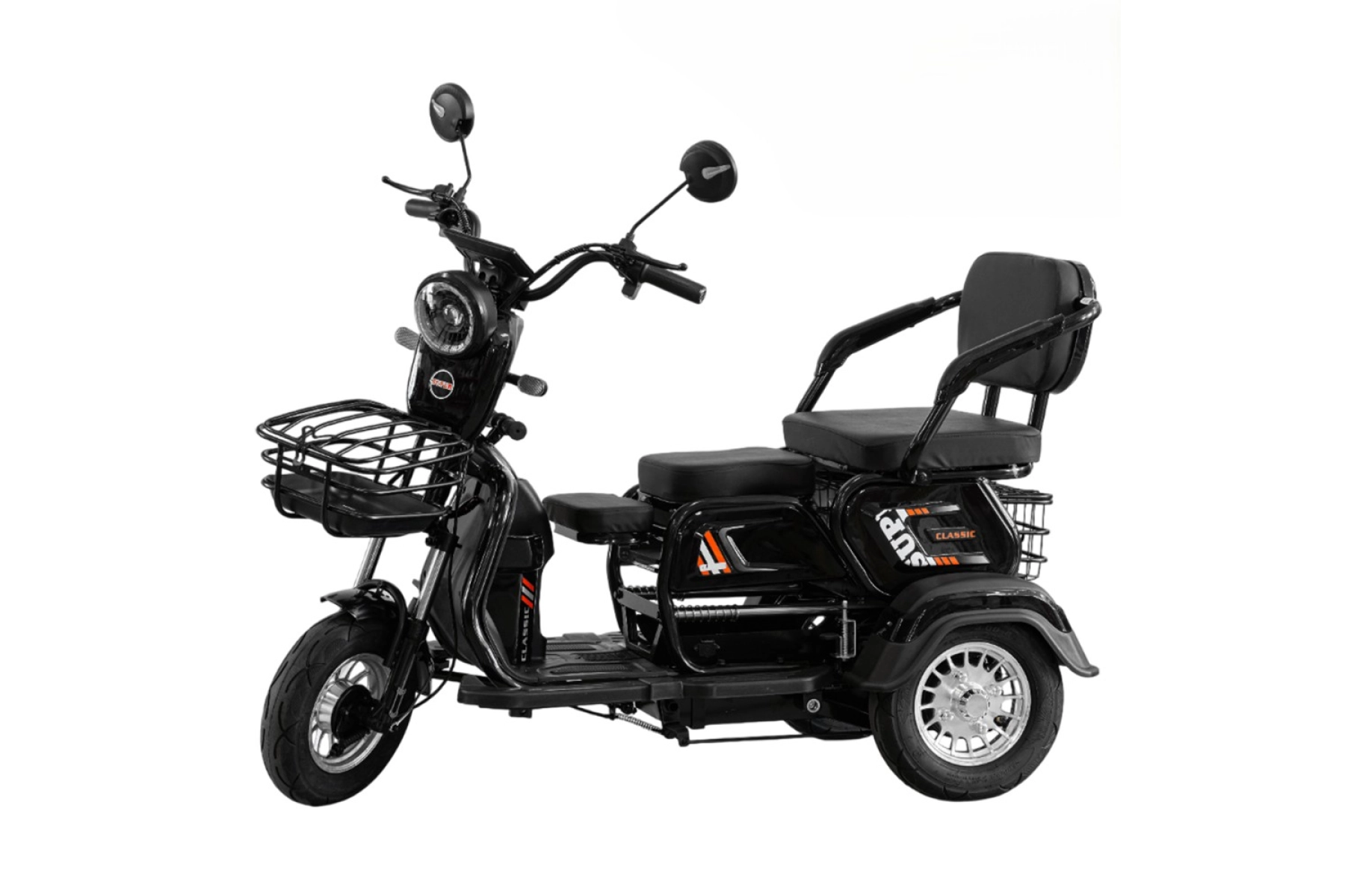 Трицикл электрический AP-H009-24 YAKAMA чёрный