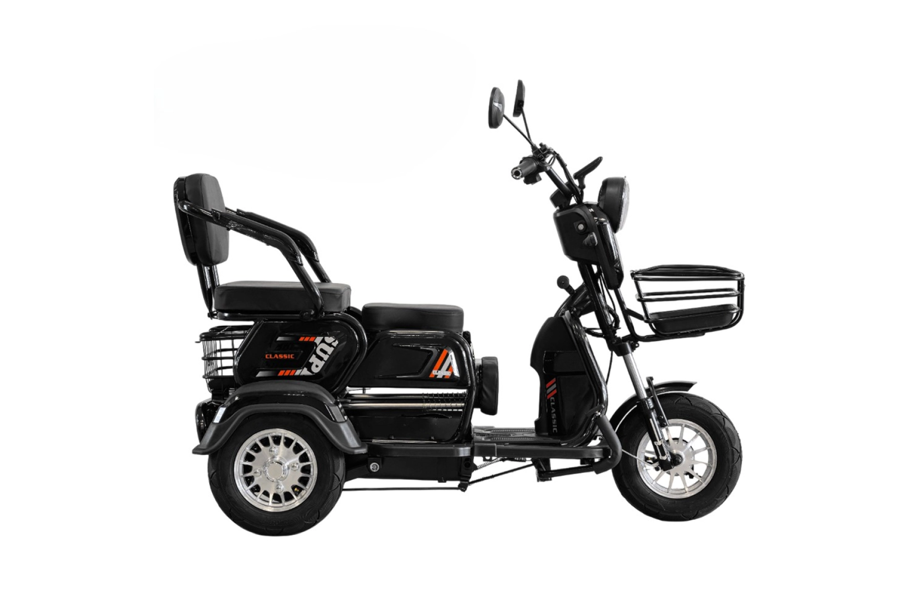 Трицикл электрический AP-H009-24 YAKAMA чёрный