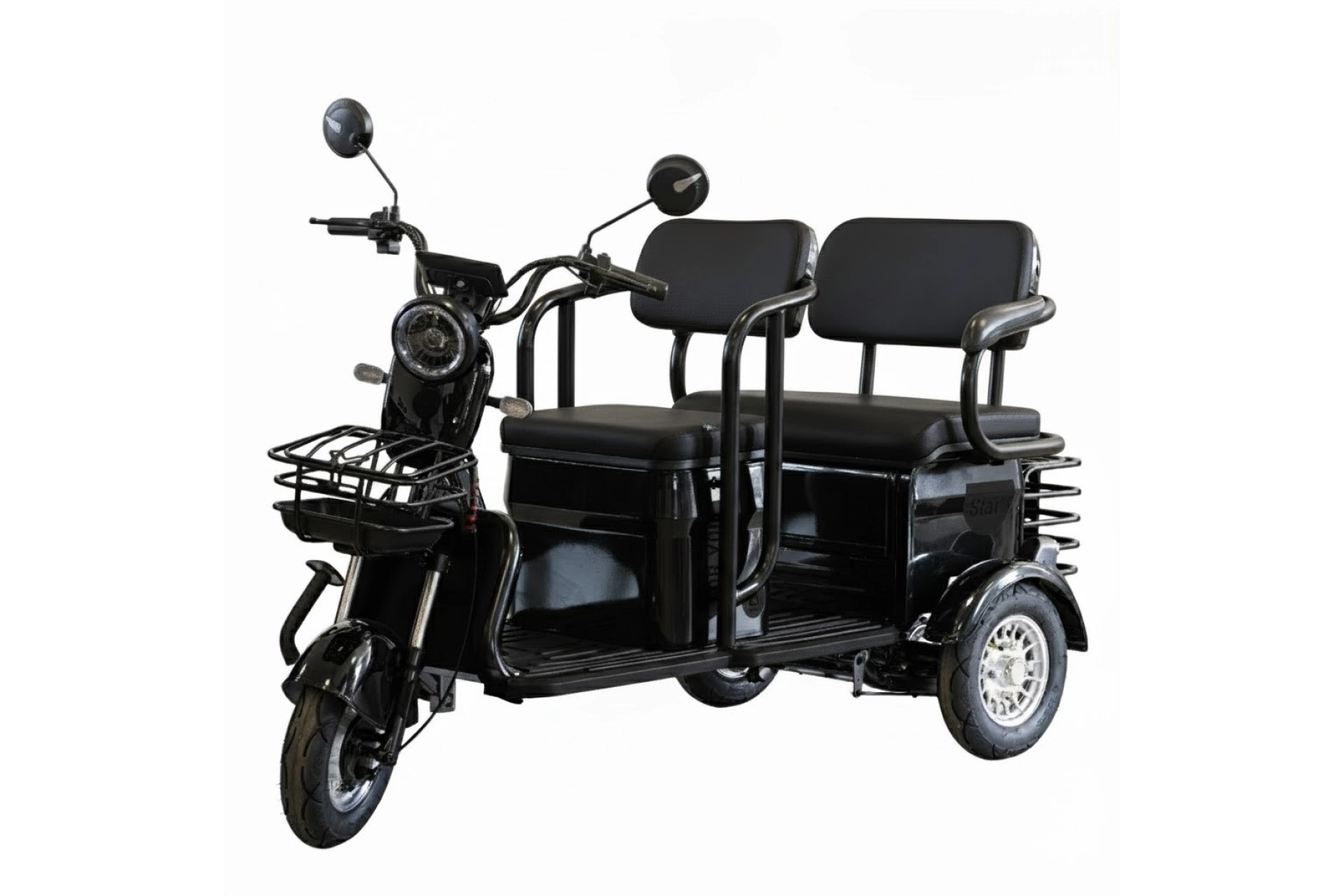 Трицикл электрический AP-H009-25 YAKAMA чёрный