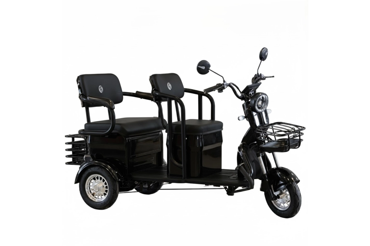 Трицикл электрический AP-H009-25 YAKAMA чёрный