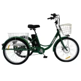 Трёхколёсный электровелосипед Smart8 Farmer зелёный