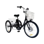 Трёхколёсный электровелосипед Smart8 Farmer чёрный