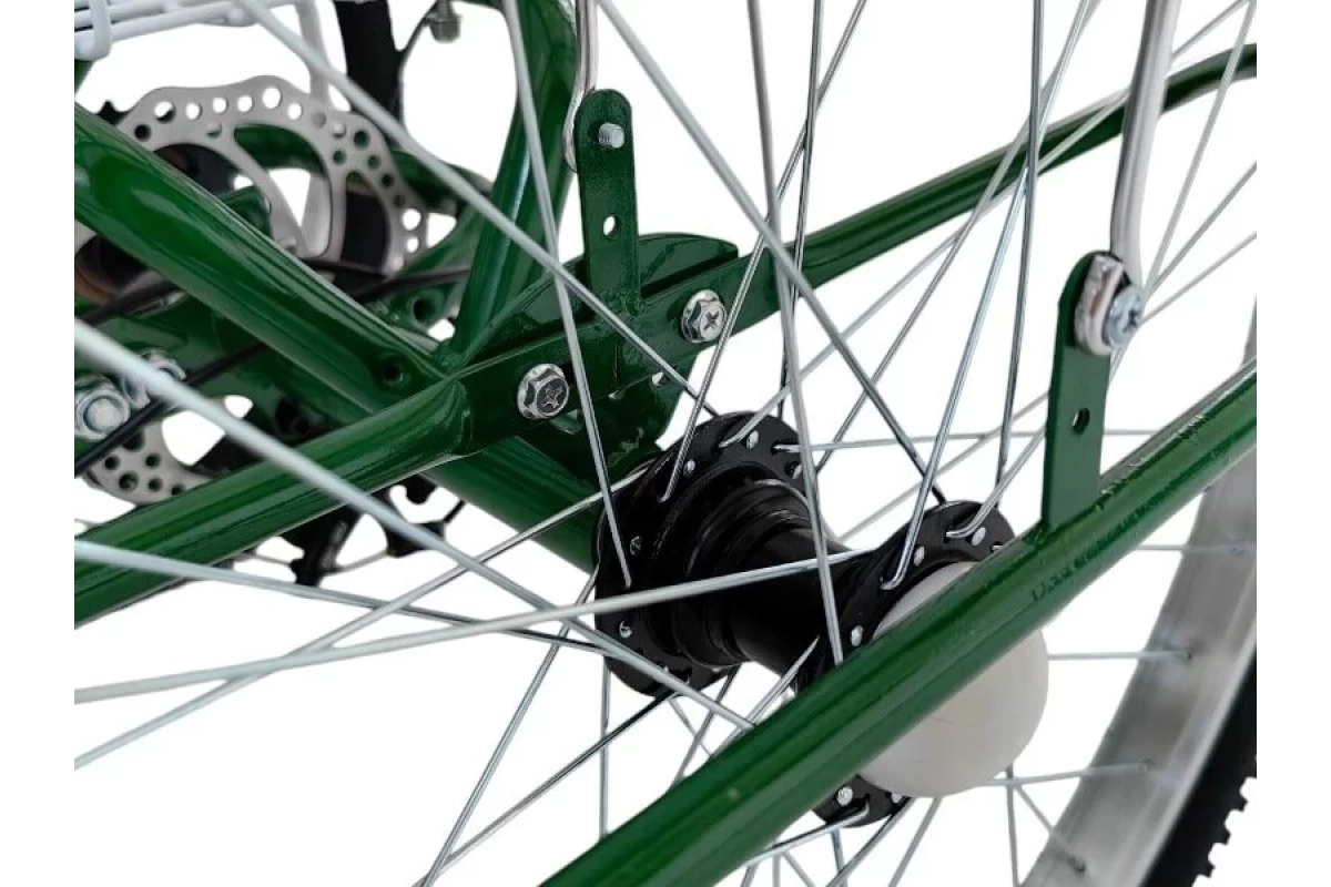 Трёхколёсный электровелосипед Smart8 Farmer зелёный