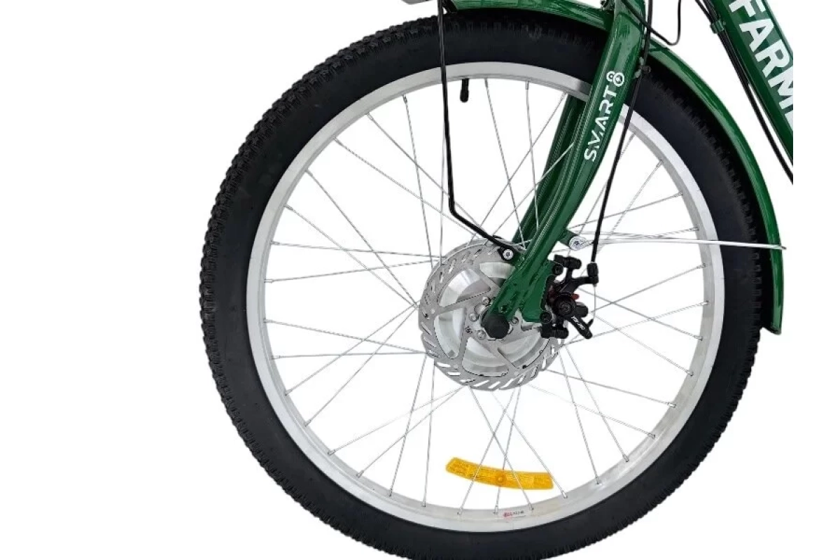 Трёхколёсный электровелосипед Smart8 Farmer зелёный
