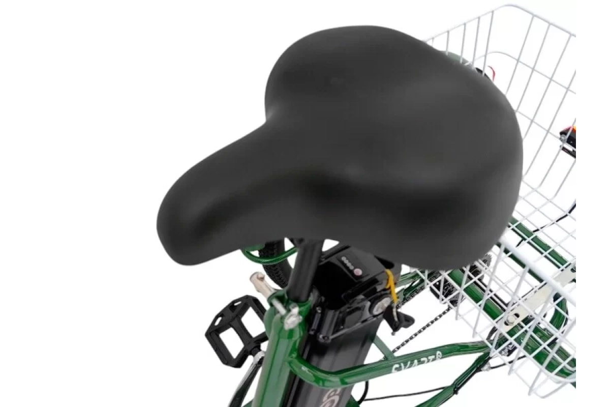 Трёхколёсный электровелосипед Smart8 Farmer зелёный