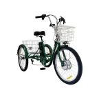 Трёхколёсный электровелосипед Smart8 Farmer зелёный