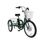 Трёхколёсный электровелосипед Smart8 Farmer зелёный