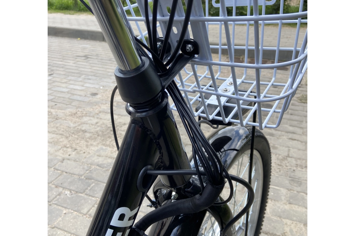 Трёхколёсный электровелосипед Smart8 Farmer чёрный