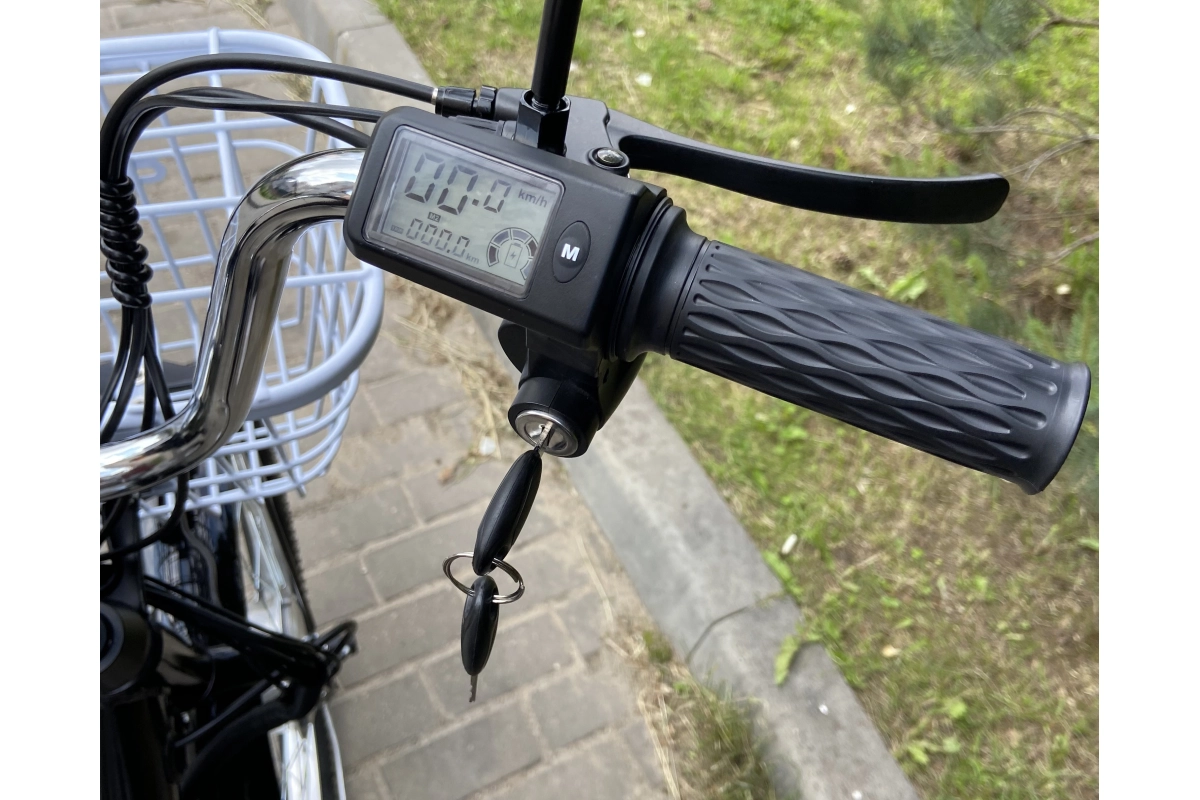 Трёхколёсный электровелосипед Smart8 Farmer чёрный