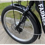 Трёхколёсный электровелосипед Smart8 Farmer чёрный