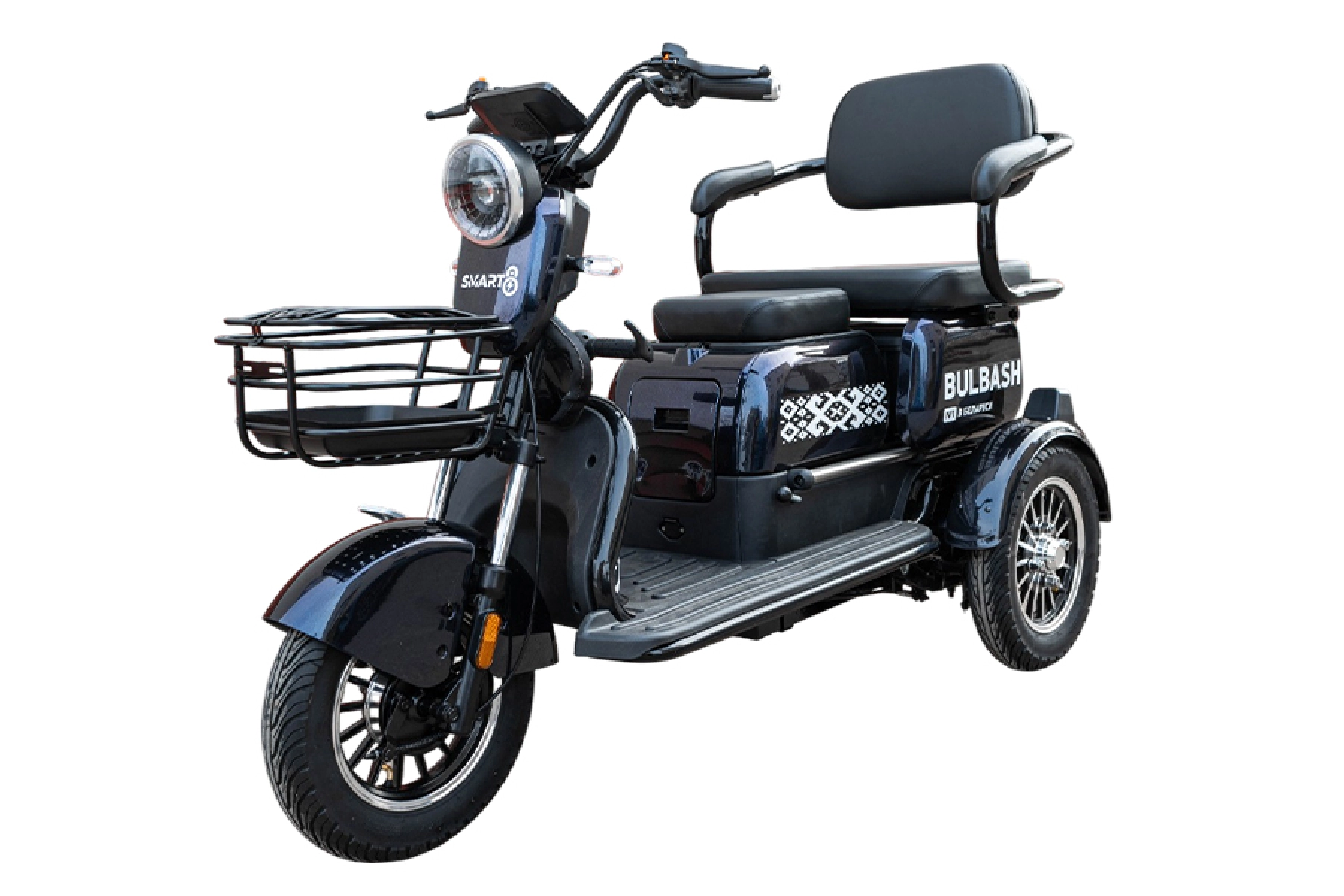 Электротрицикл Smart8 Bulbash S чёрный
