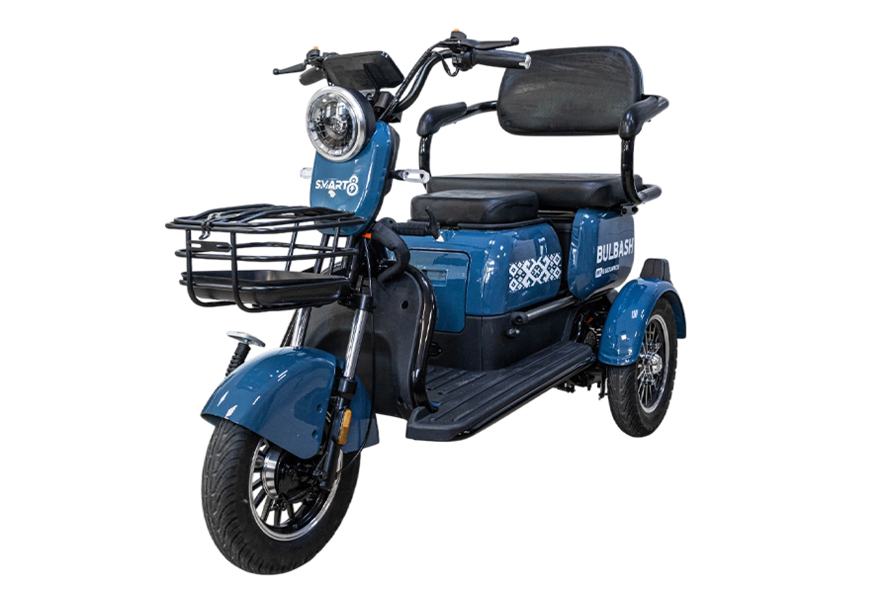 Электротрицикл Smart8 Bulbash S синий