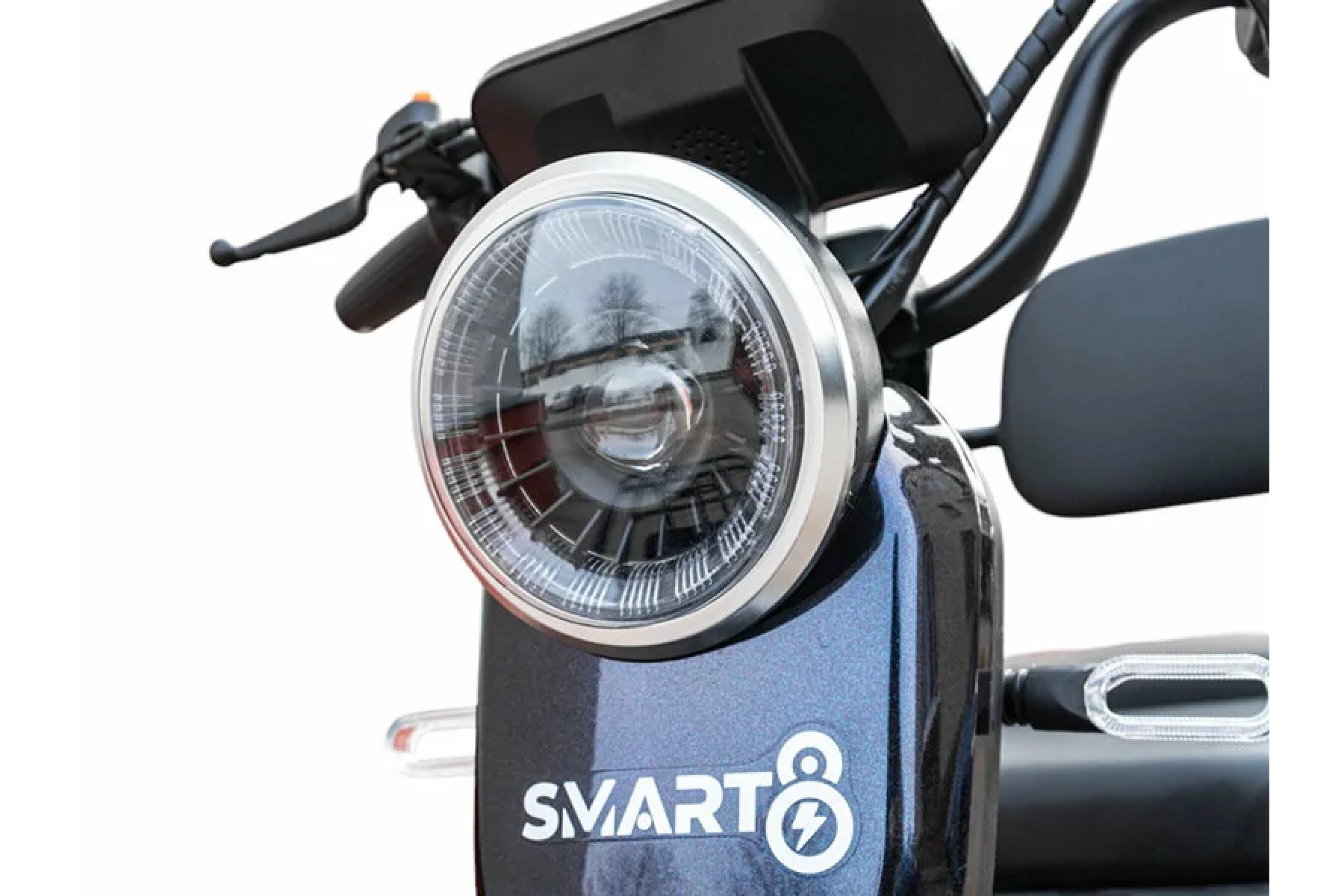 Электротрицикл Smart8 Bulbash S чёрный