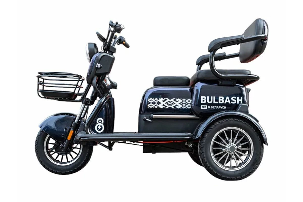 Электротрицикл Smart8 Bulbash S чёрный