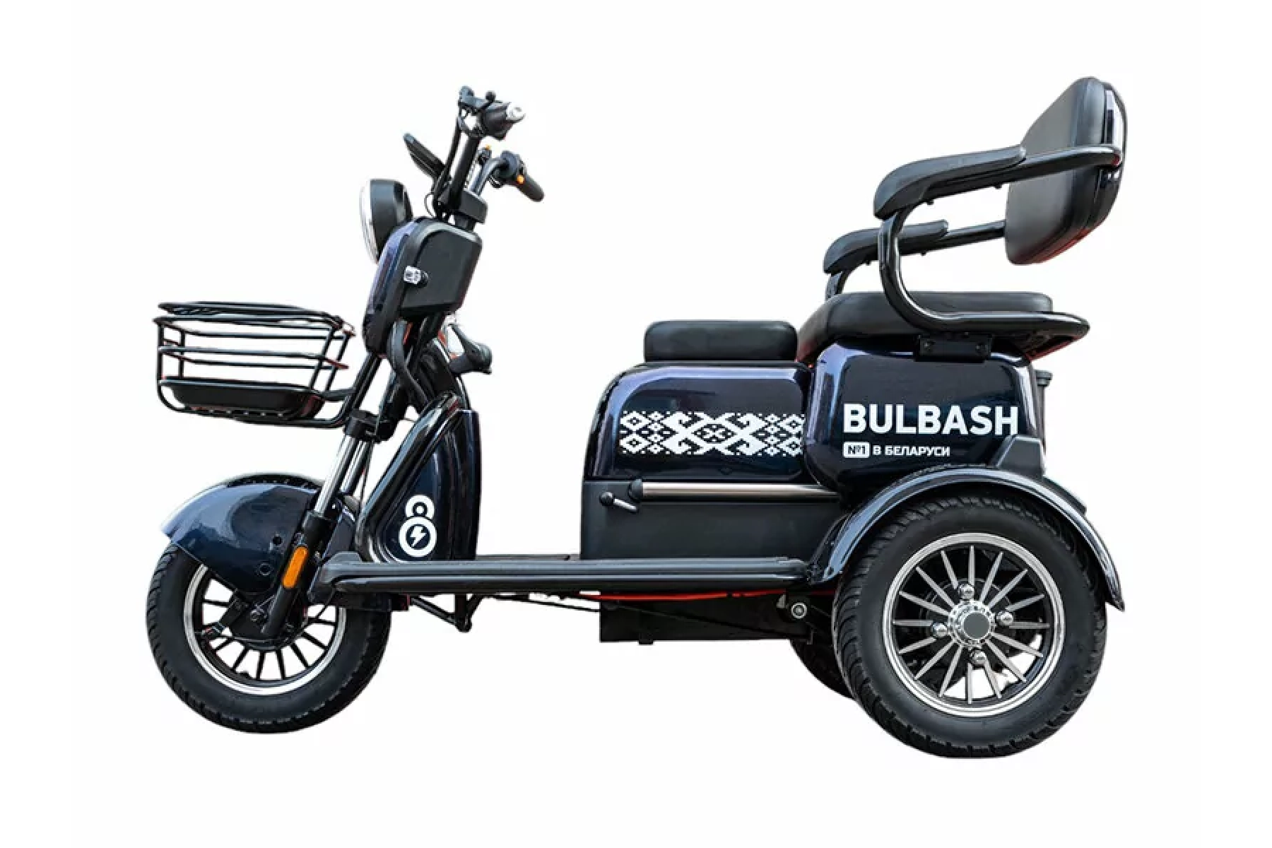Электротрицикл Smart8 Bulbash S чёрный