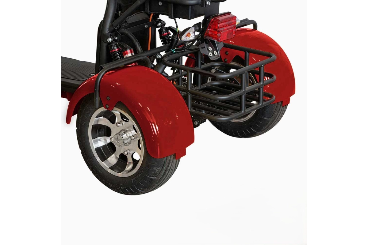 Трёхколёсный электроскутер YAKAMA AP-H0003G красный