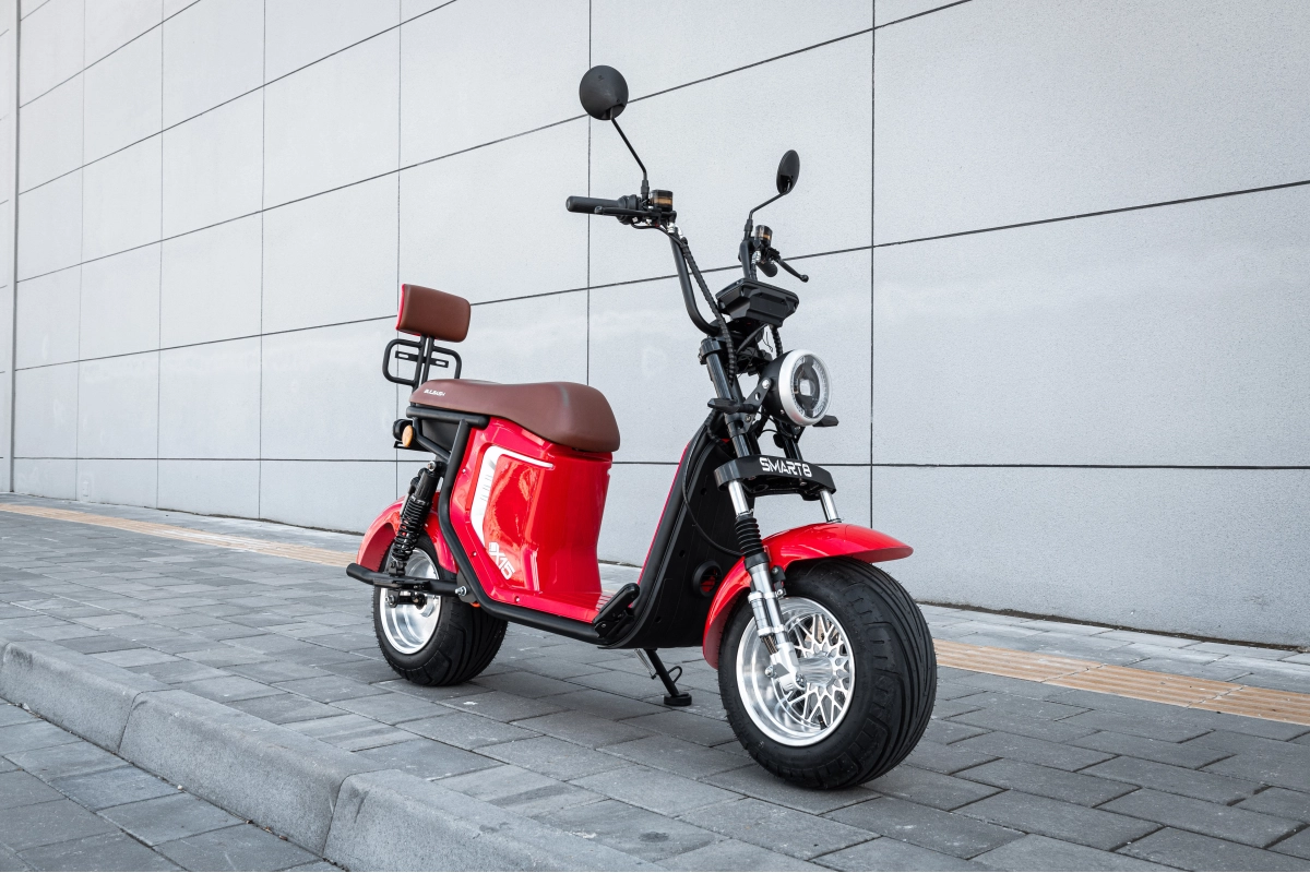 Электроскутер Smart8 Bulbash X15 PRO красный