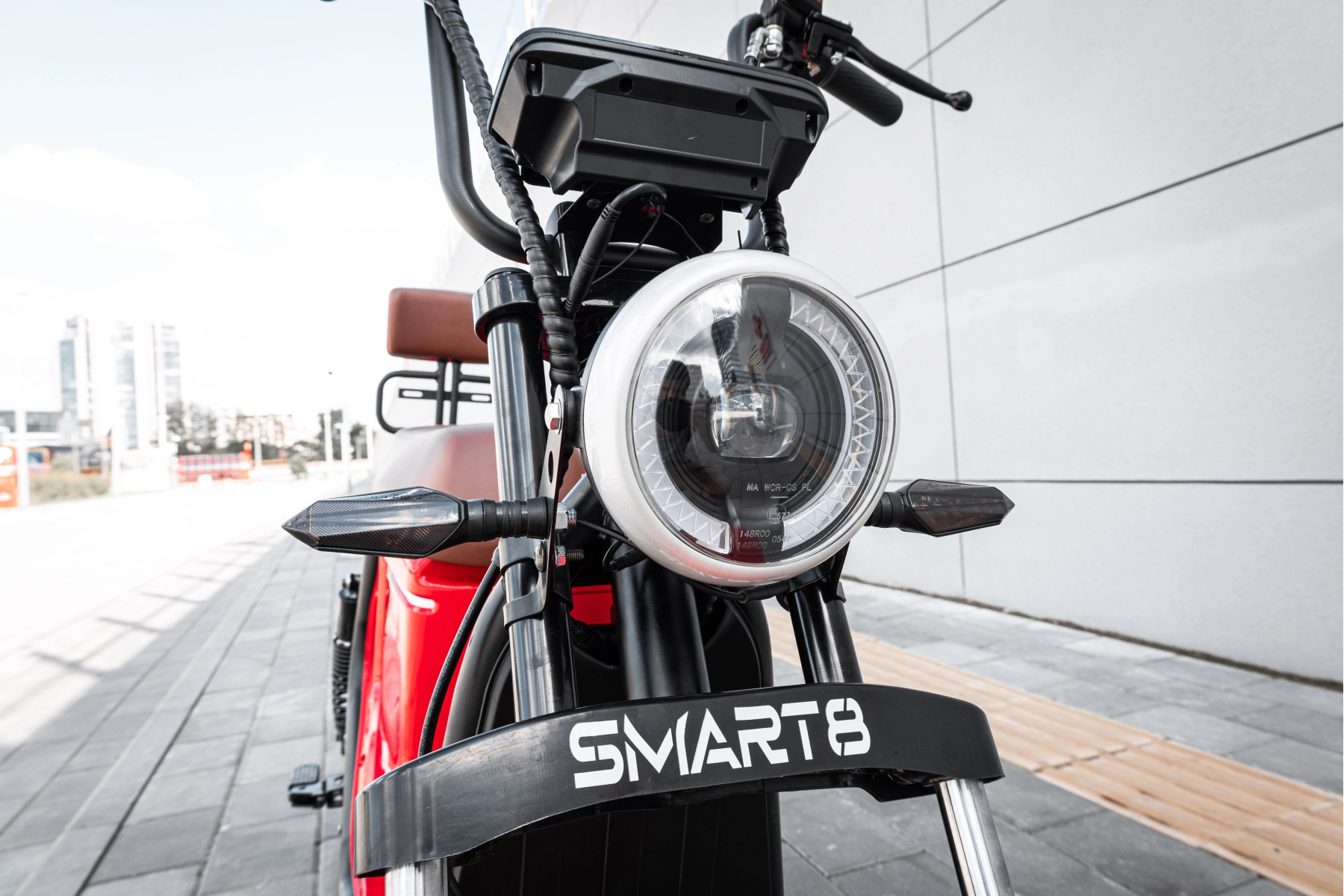 Электроскутер Smart8 Bulbash X15 PRO красный