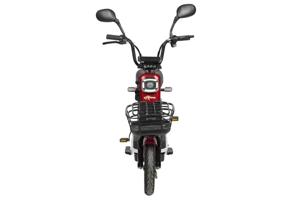 Электроскутер Nova EC-02 красный (без цепи)