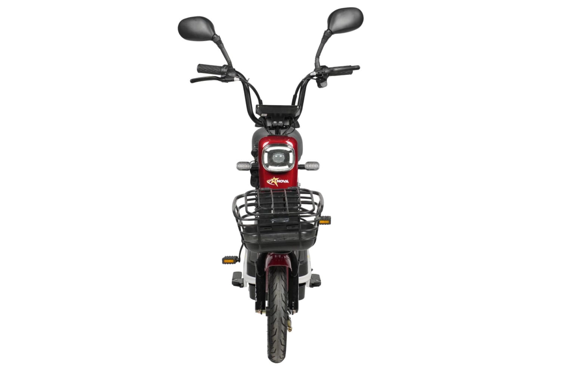 Электроскутер Nova EC-02 красный (без цепи)