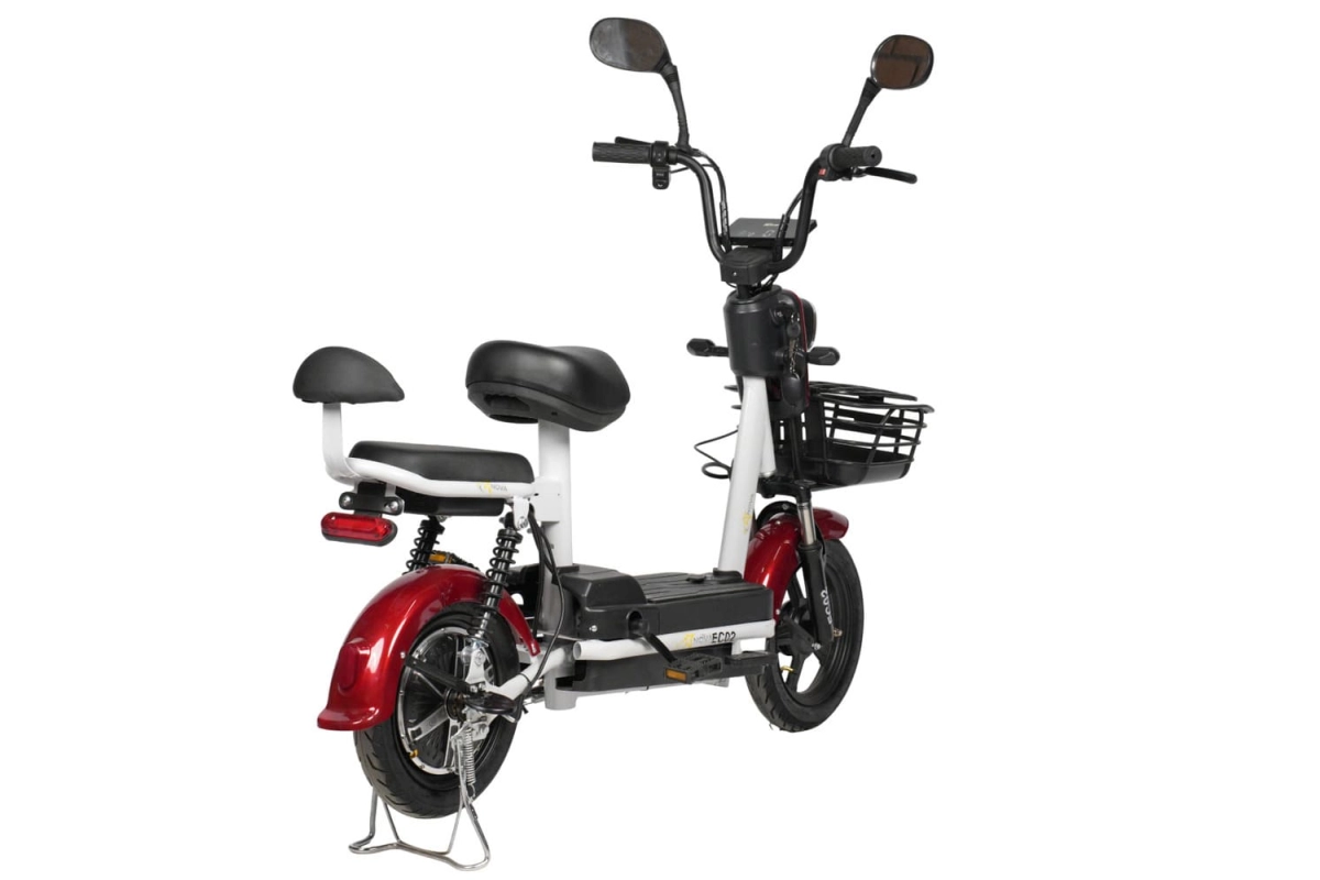 Электроскутер Nova EC-02 красный (без цепи)