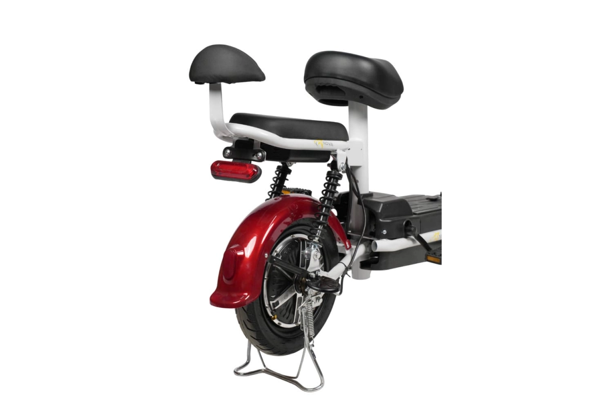 Электроскутер Nova EC-02 красный (без цепи)