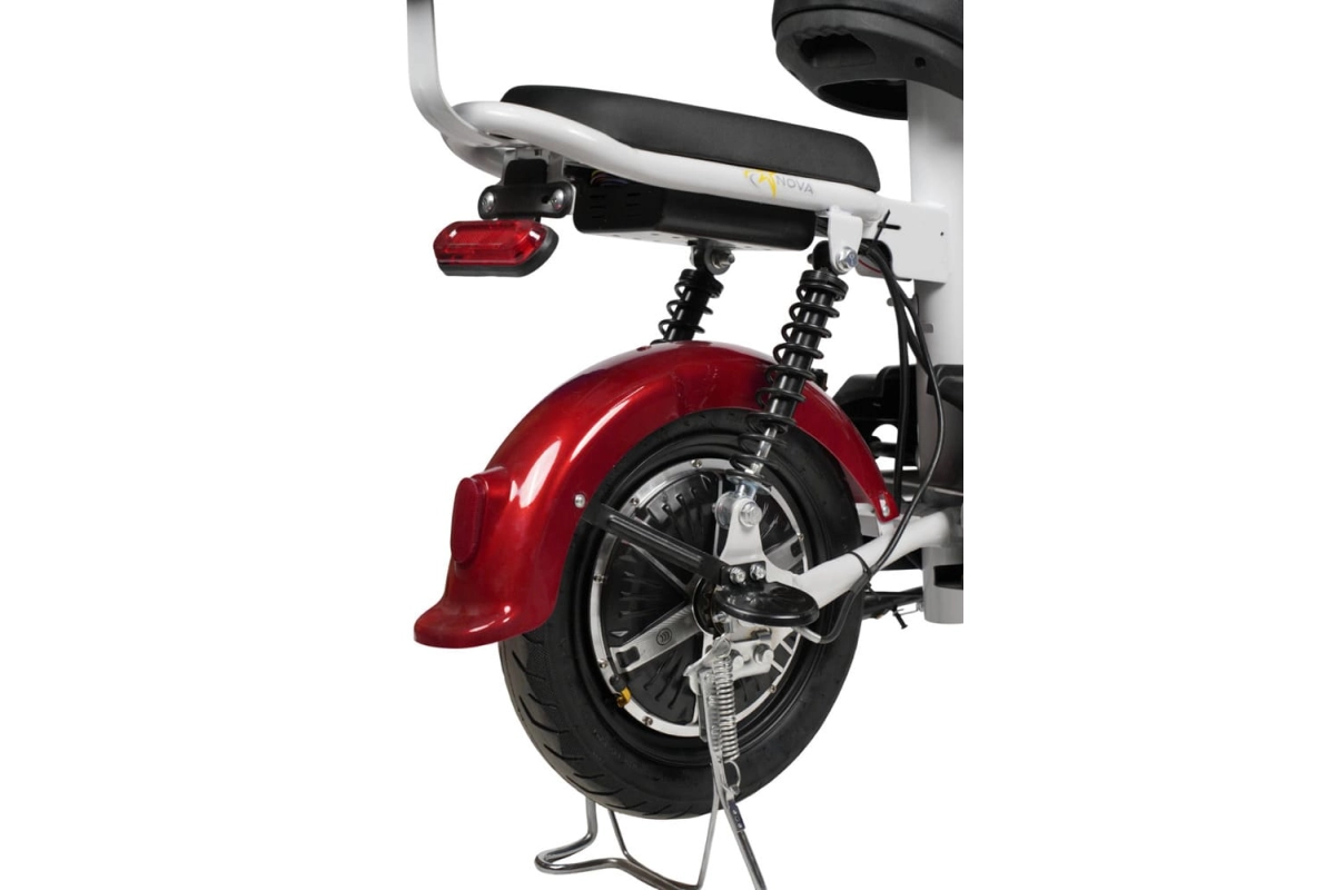 Электроскутер Nova EC-02 красный (без цепи)