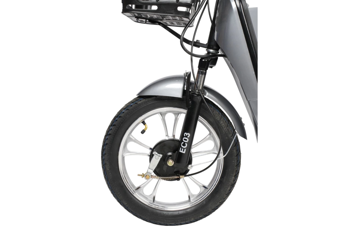  Электроскутер Nova EC-03 серый (без цепи)