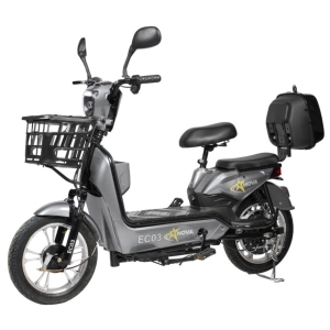  Электроскутер Nova EC-03 серый (без цепи)