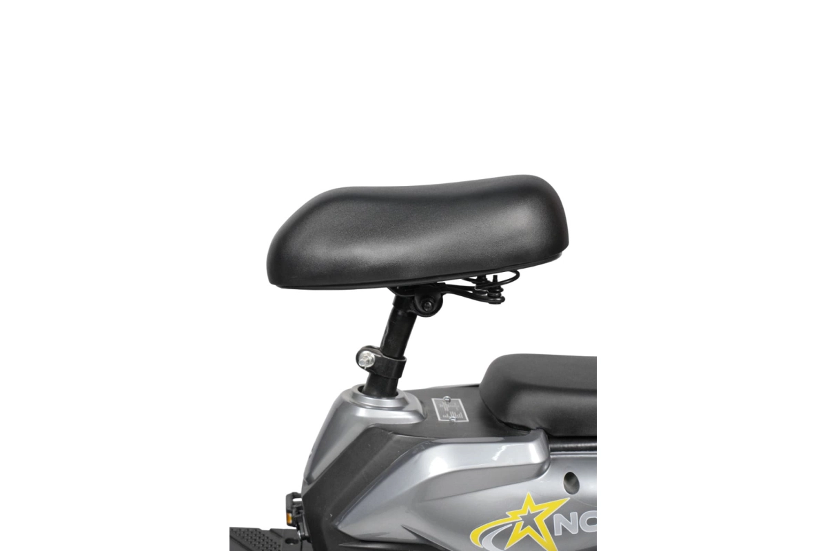  Электроскутер Nova EC-03 серый (без цепи)