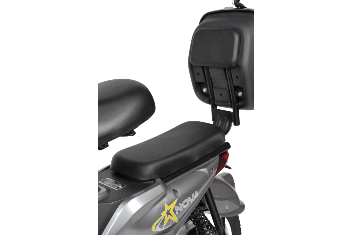  Электроскутер Nova EC-03 серый (без цепи)