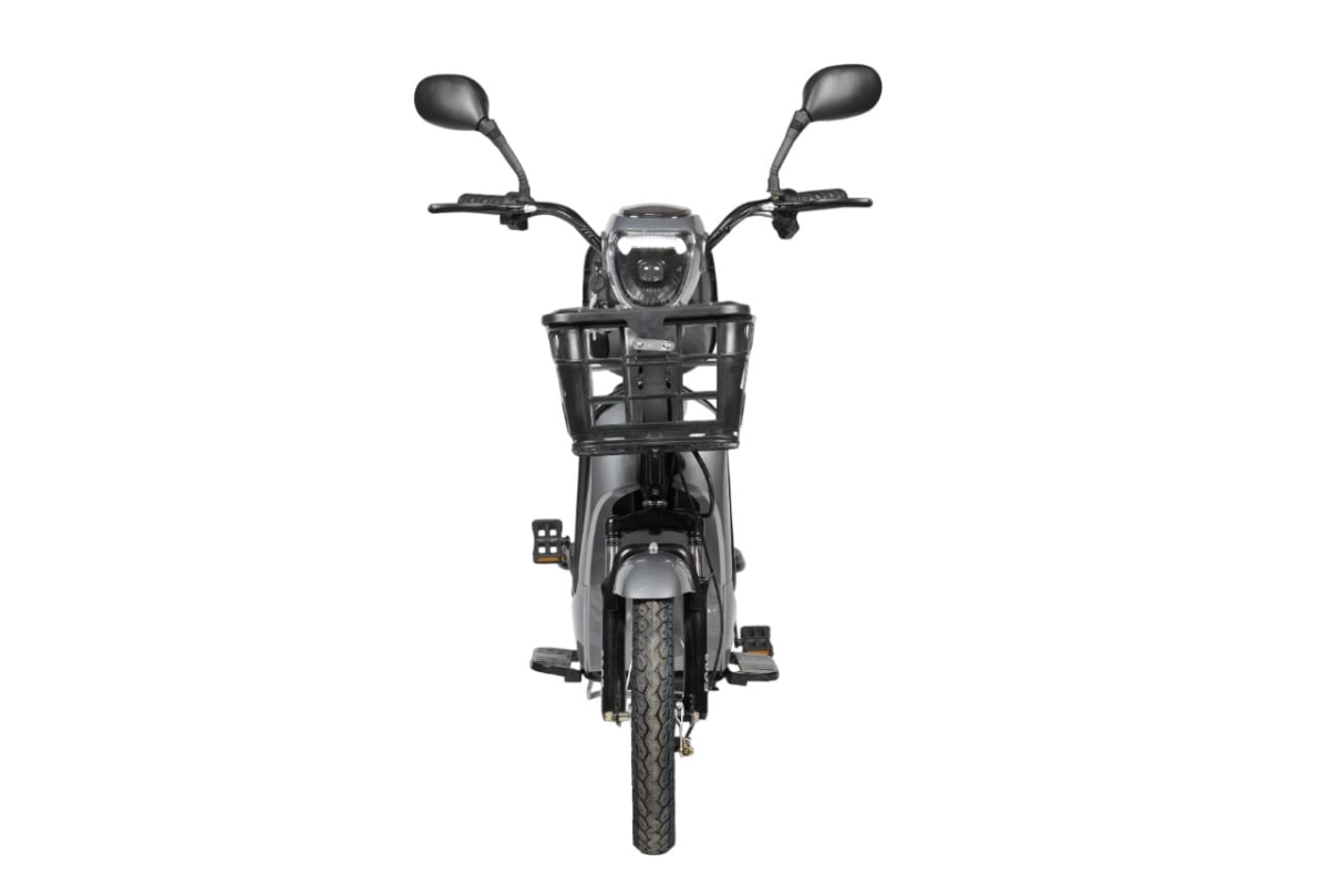  Электроскутер Nova EC-03 серый (без цепи)