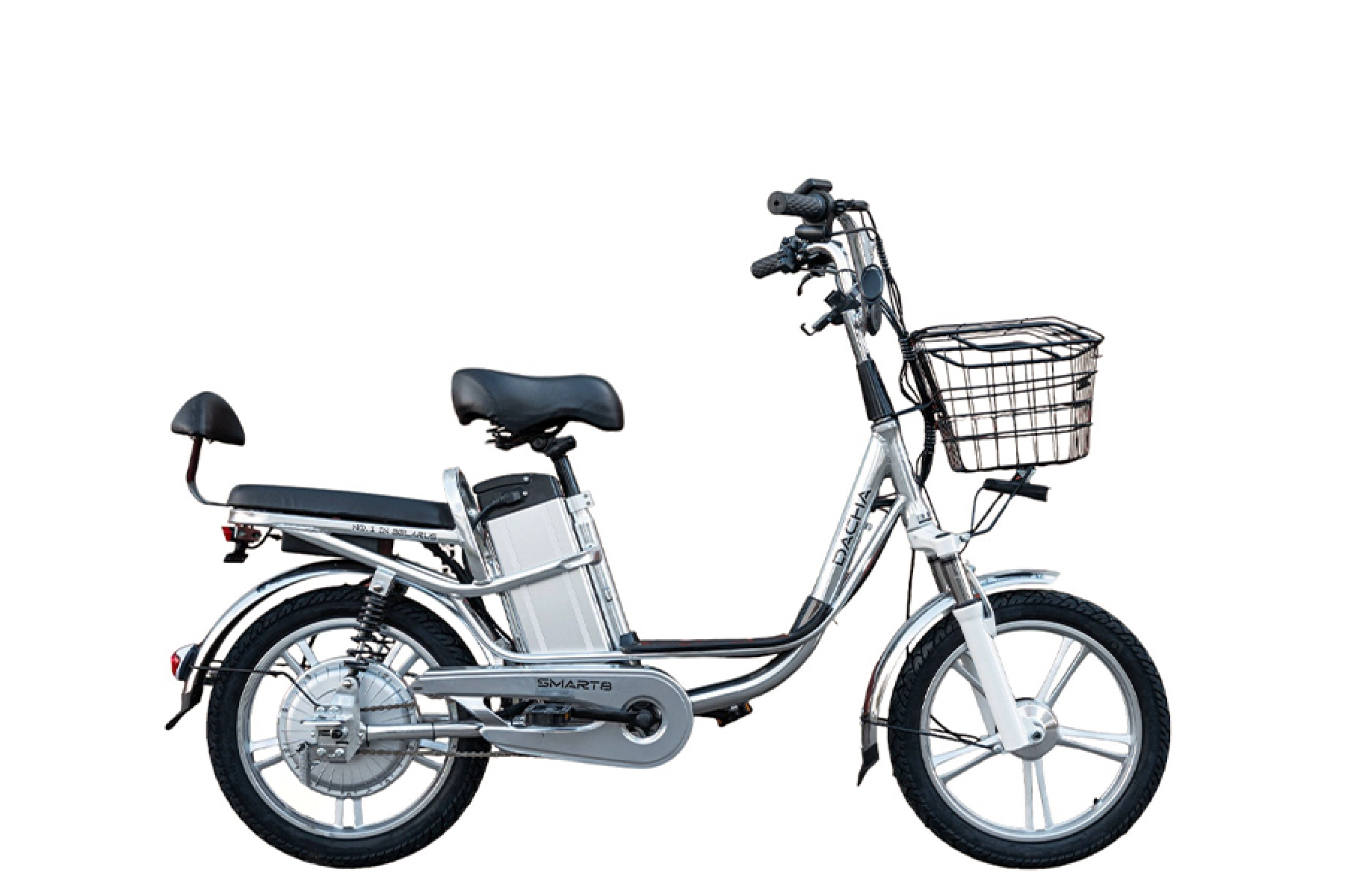 Электровелосипед Smart8 Dacha серебристый
