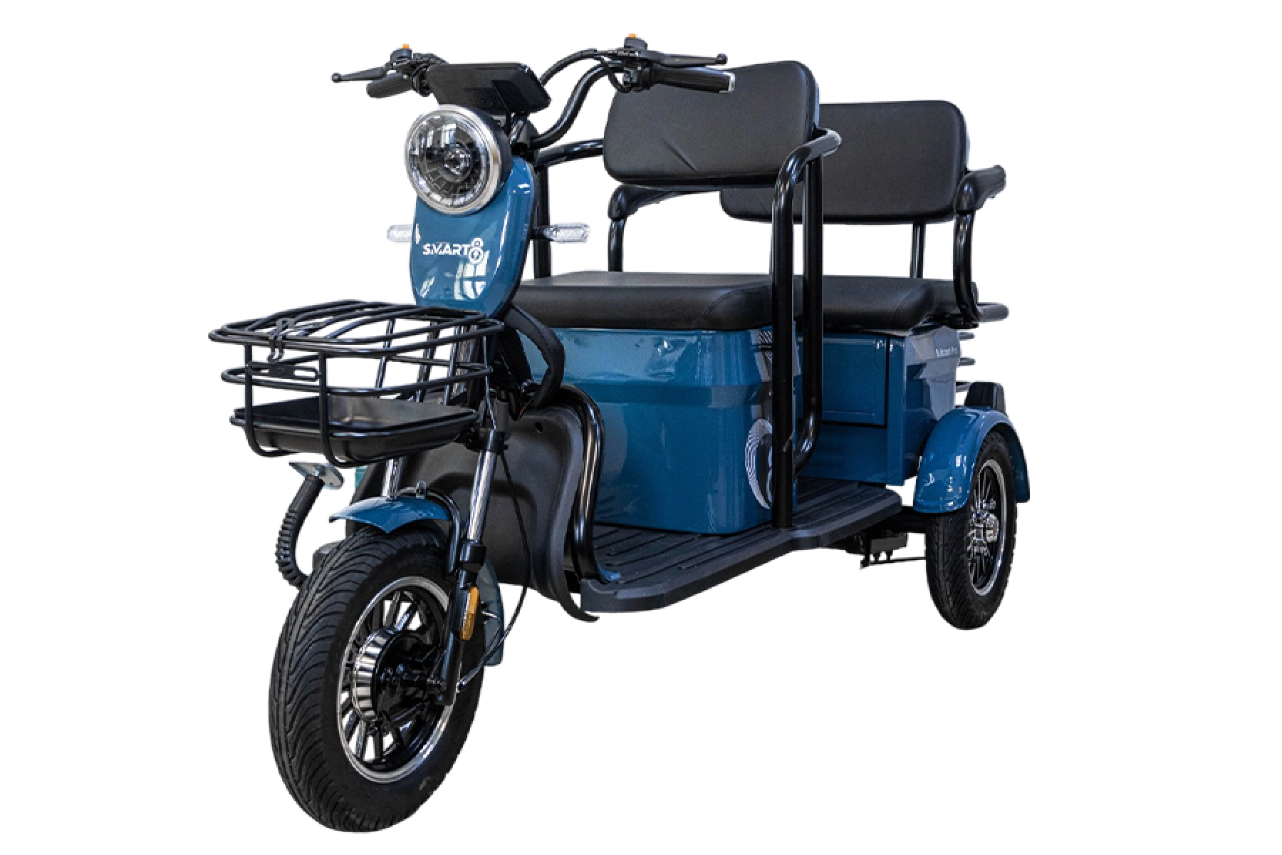 Электротрицикл Smart8 Bulbash Pro S синий