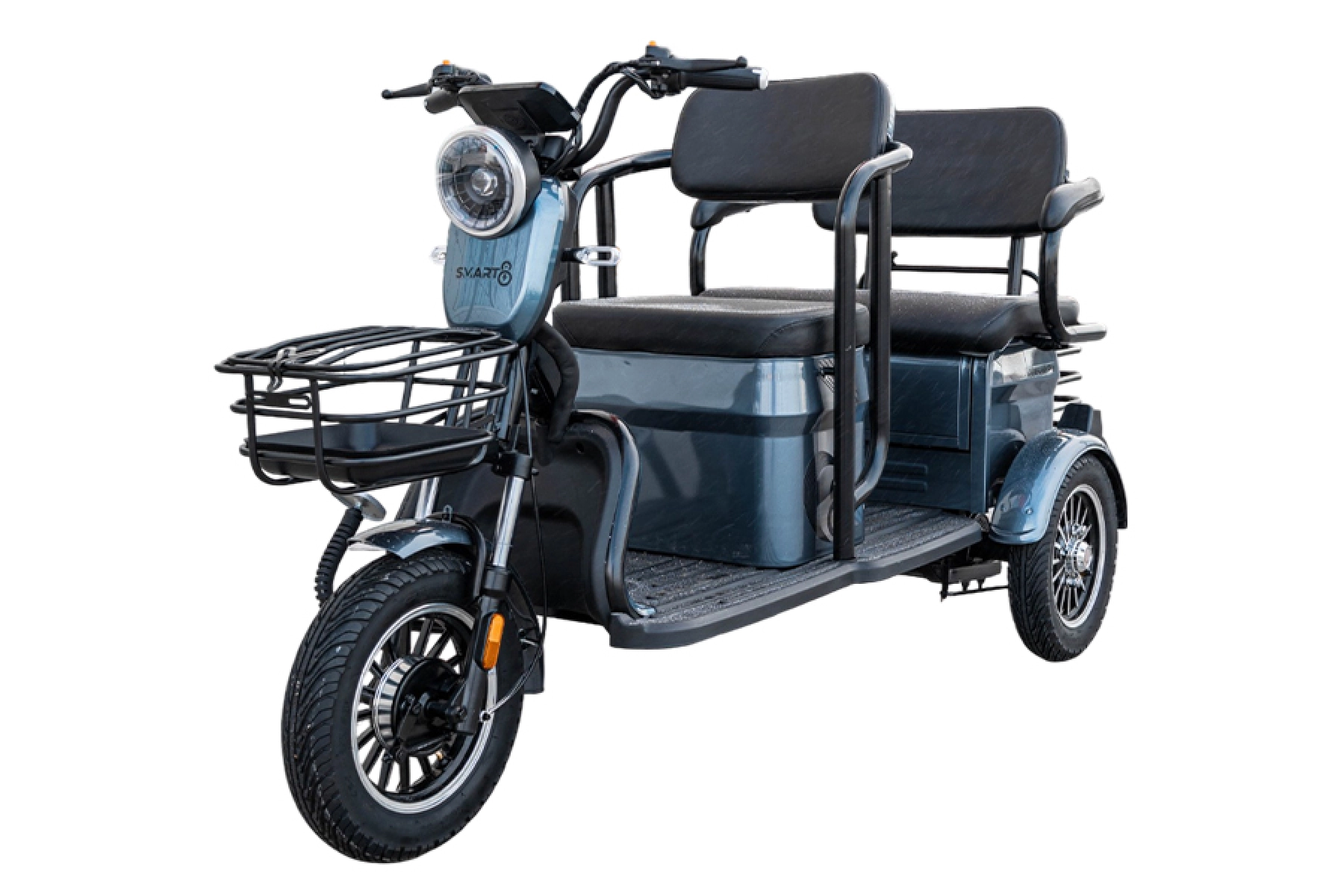 Электротрицикл Smart8 Bulbash Pro S серый