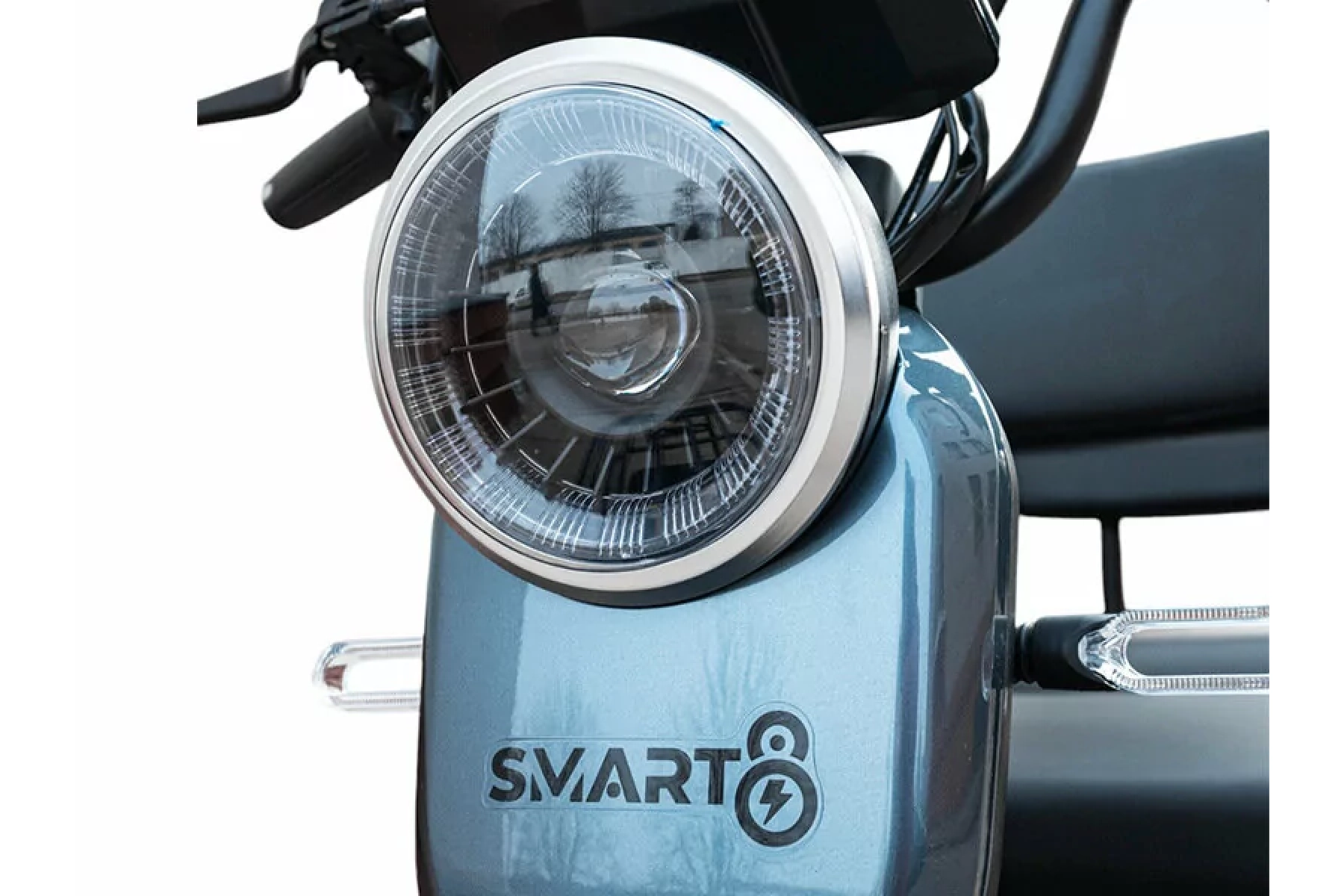 Электротрицикл Smart8 Bulbash Pro S серый