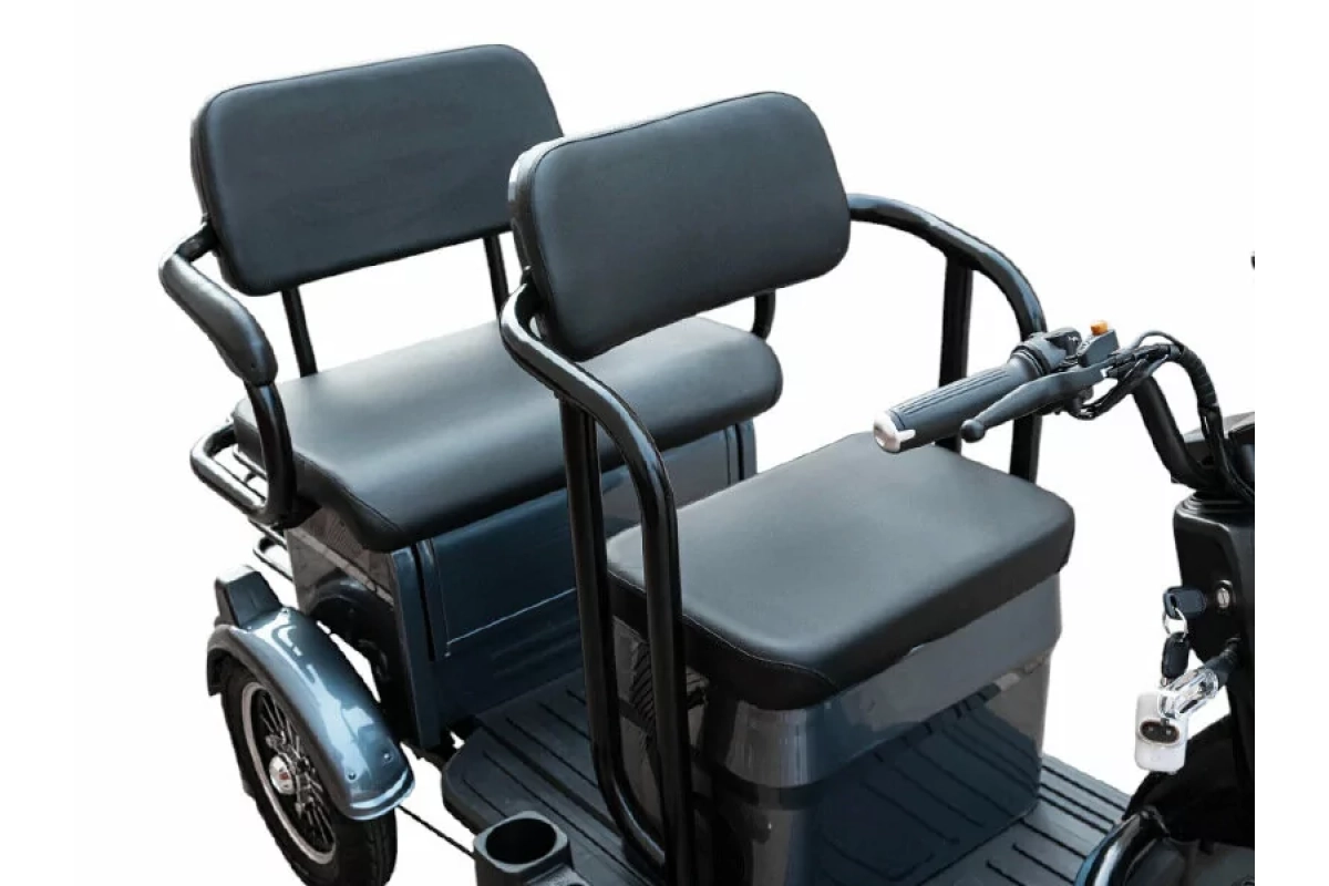 Электротрицикл Smart8 Bulbash Pro серый