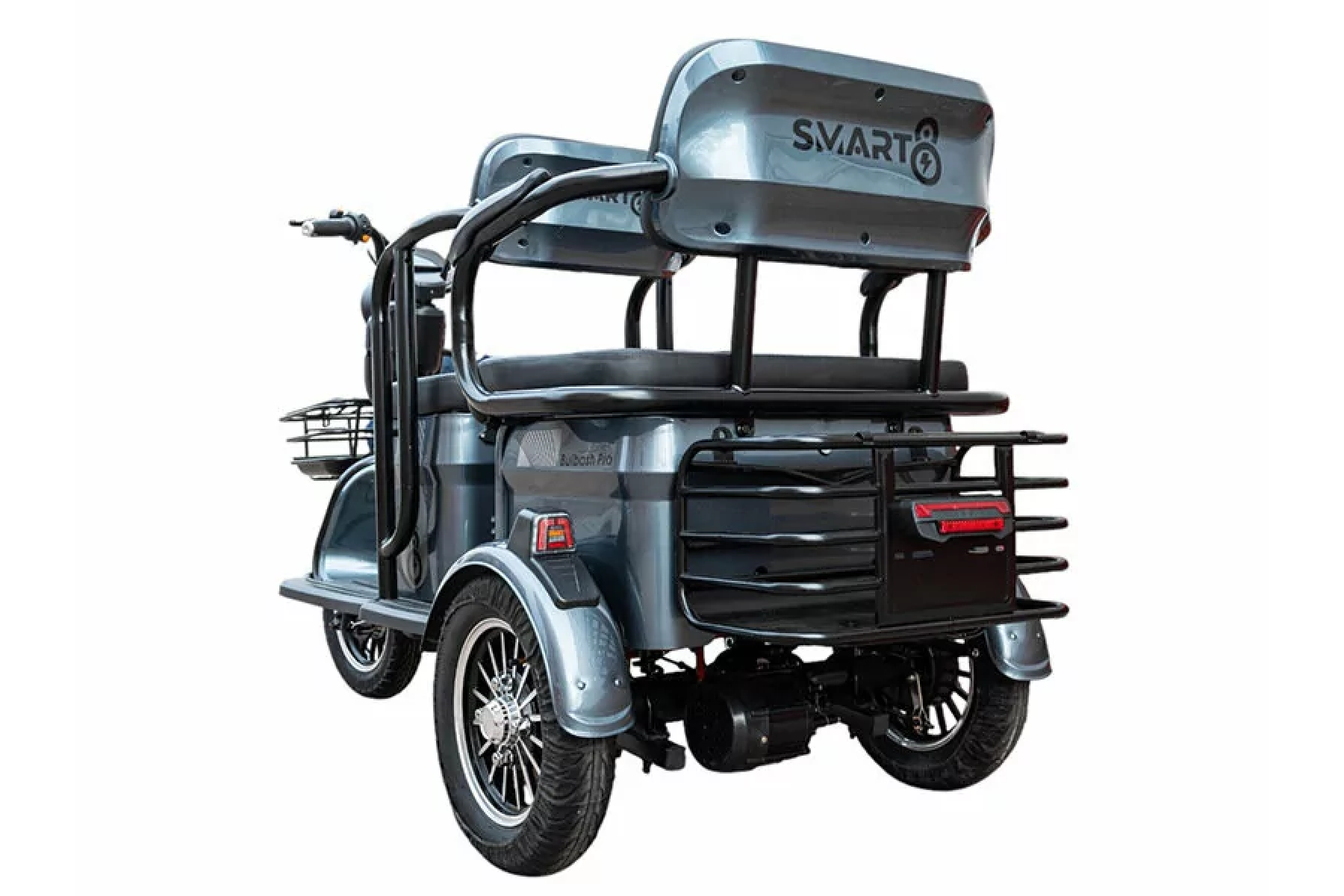 Электротрицикл Smart8 Bulbash Pro S серый