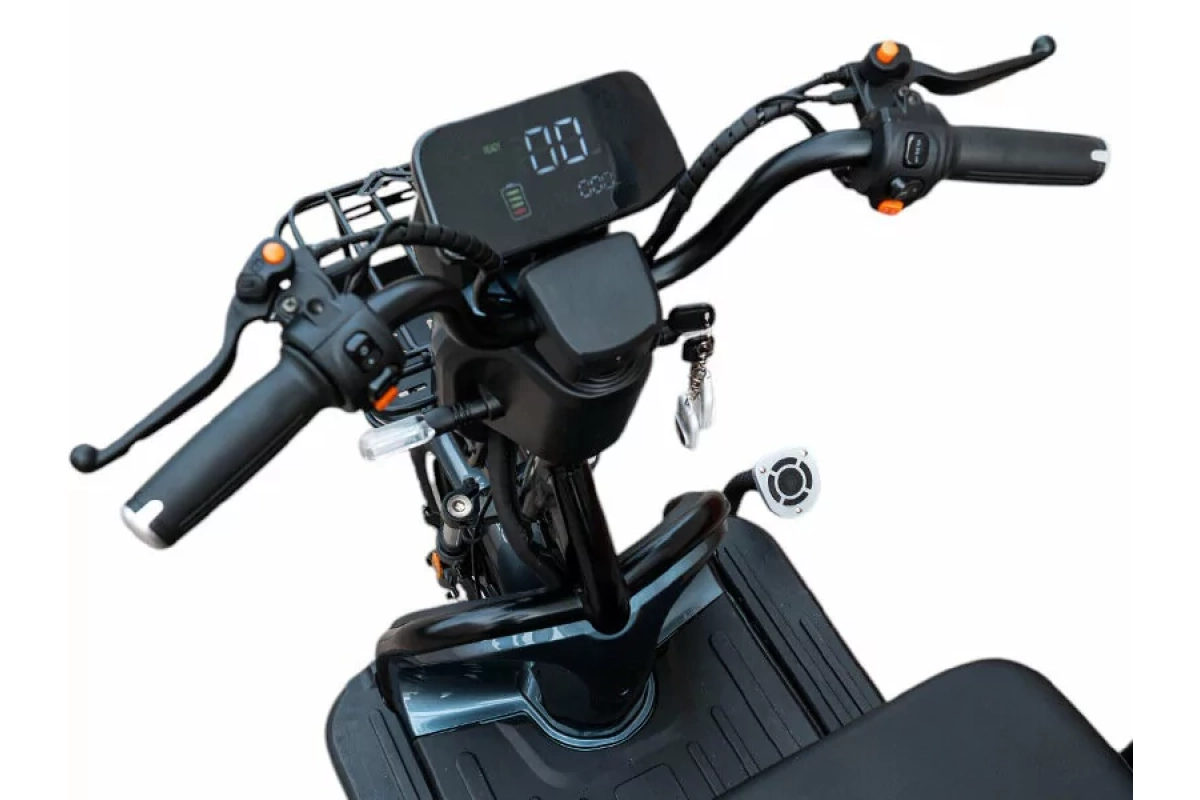 Электротрицикл Smart8 Bulbash Pro серый