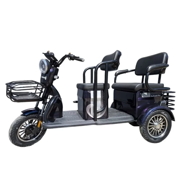 Электротрицикл Smart8 Bulbash Pro S чёрный