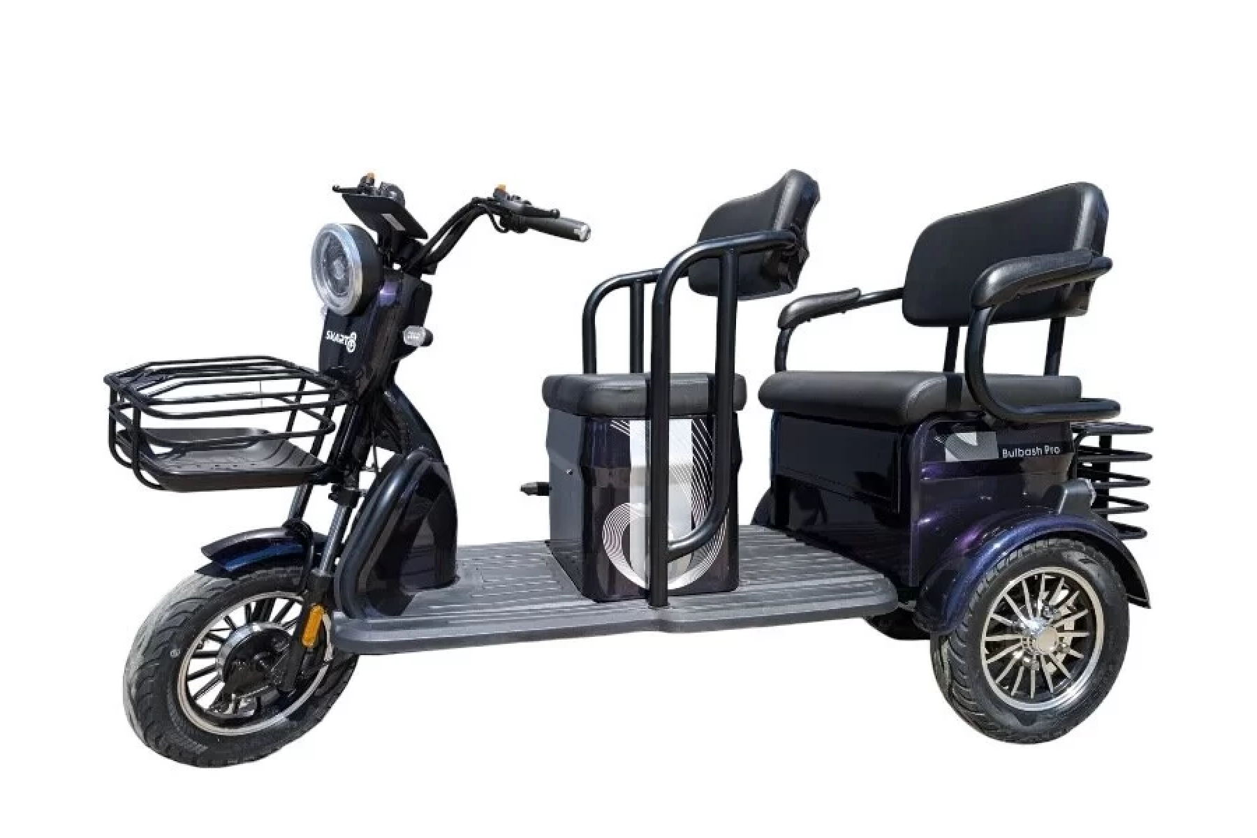 Электротрицикл Smart8 Bulbash Pro S чёрный