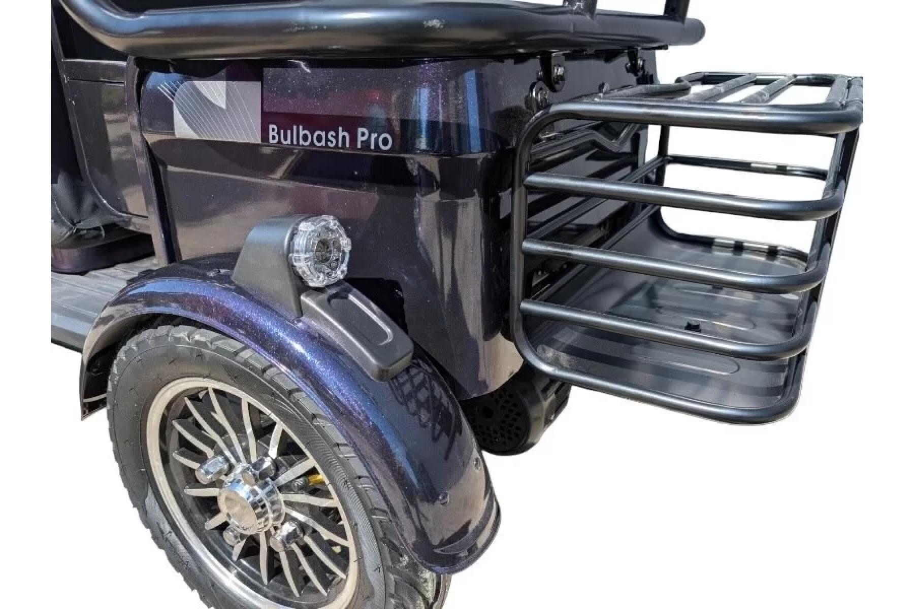 Электротрицикл Smart8 Bulbash Pro S чёрный