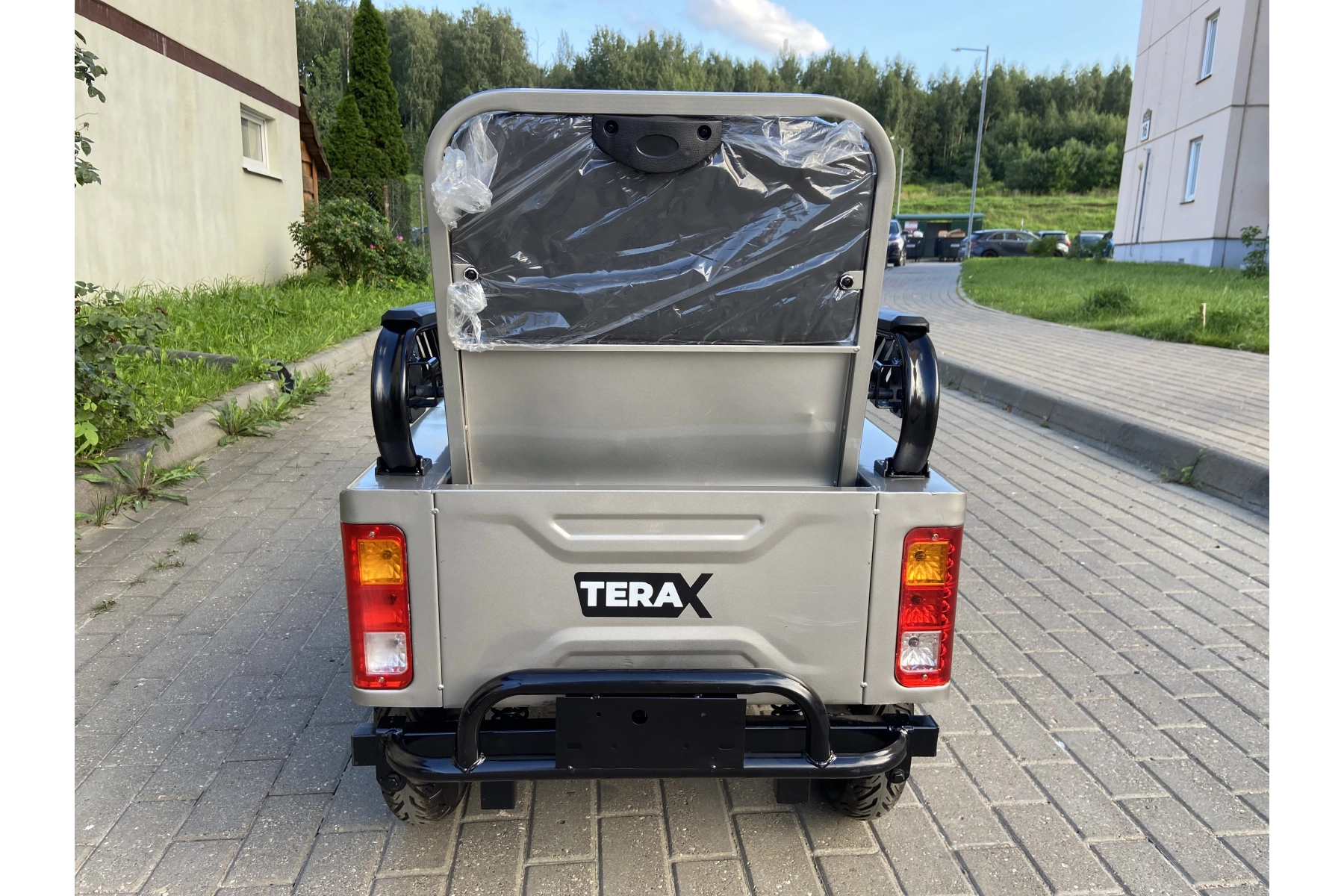 Электротрицикл Terax LONGI серый